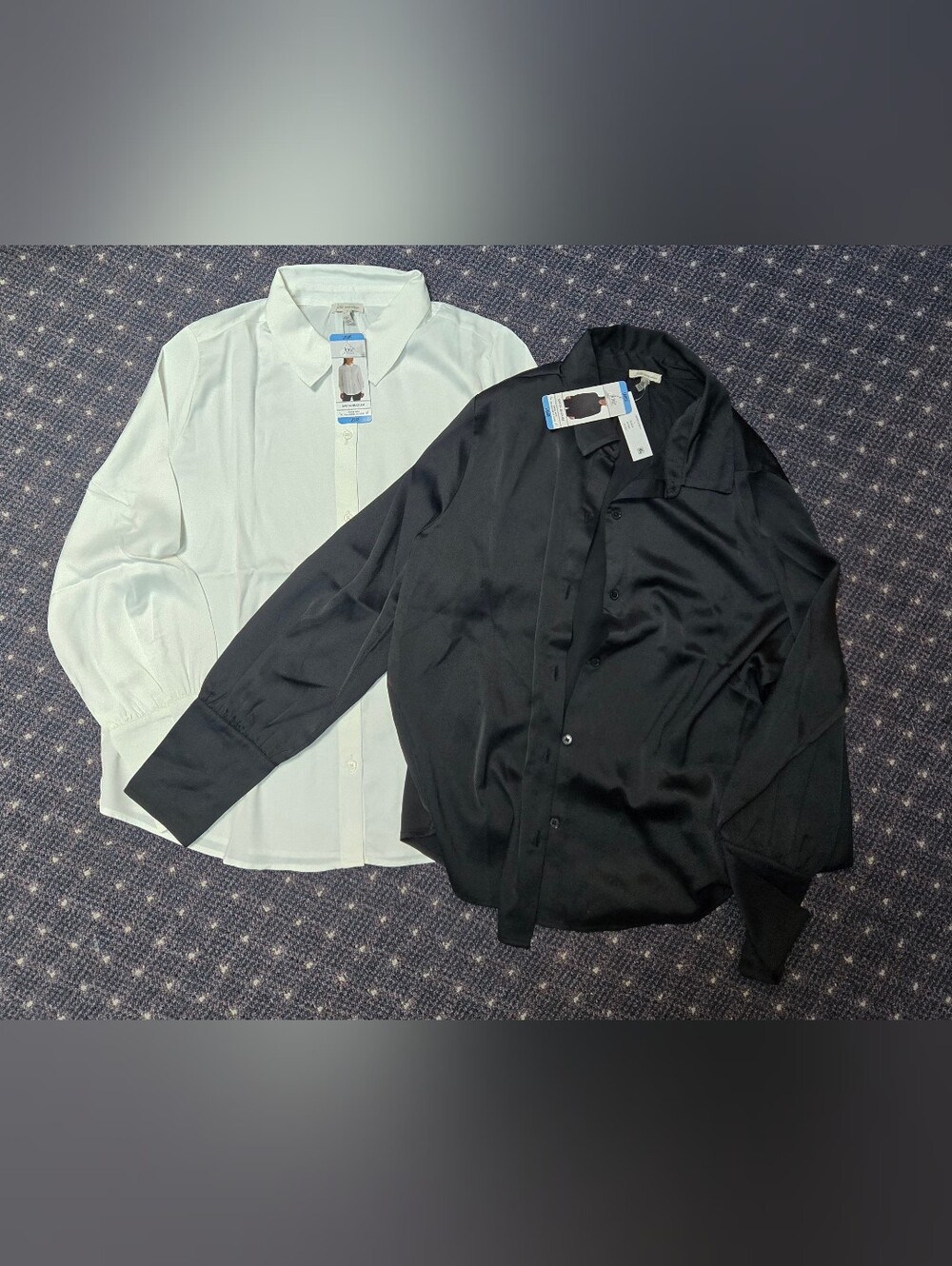 Joie Satin Blouse X2 Size Large